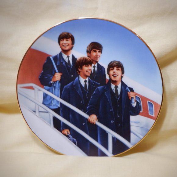 The BEATLES *** Hello America *** Collector Plate No. 888B ~ - Picture 1 of 2